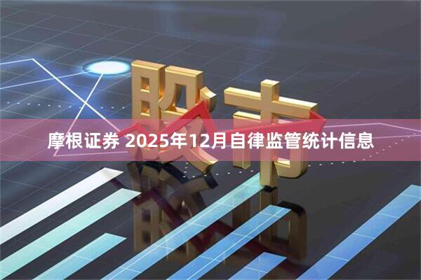 摩根证券 2025年12月自律监管统计信息