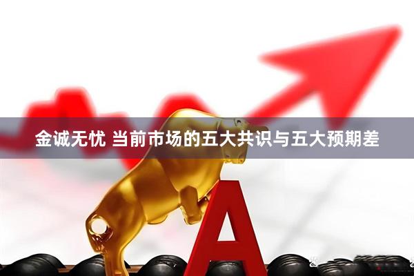 金诚无忧 当前市场的五大共识与五大预期差